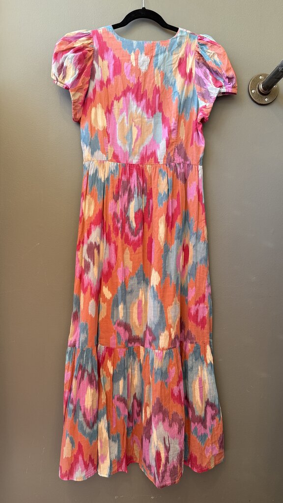 Ikat Cotton Maxi Dress