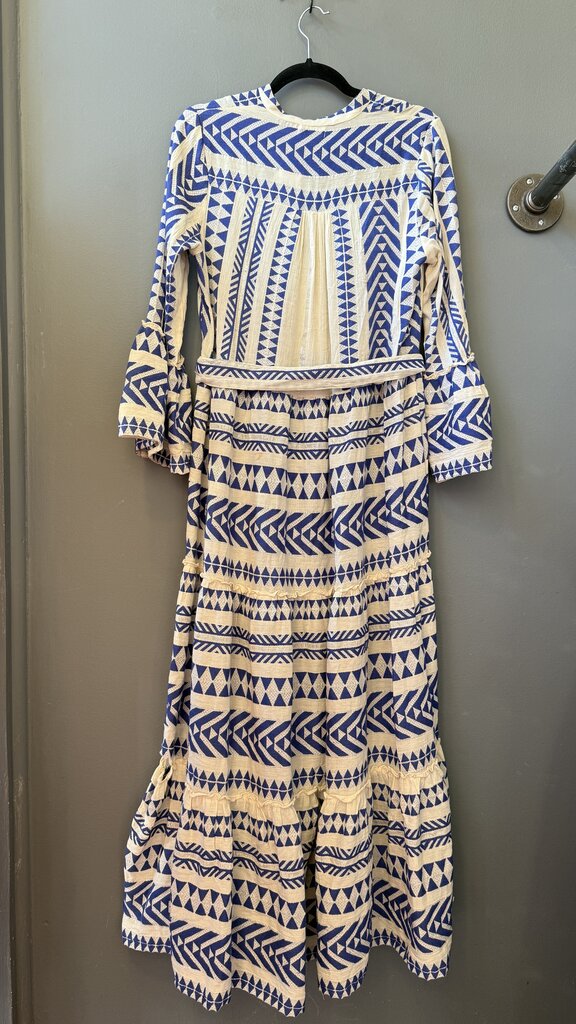 Embroidered Tiered Maxi Dress