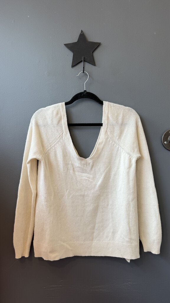 Deep Double V Cashmere Sweater