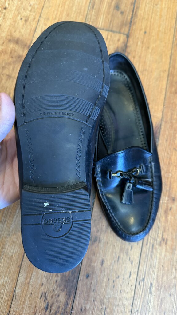 Leather Tassel Loafers