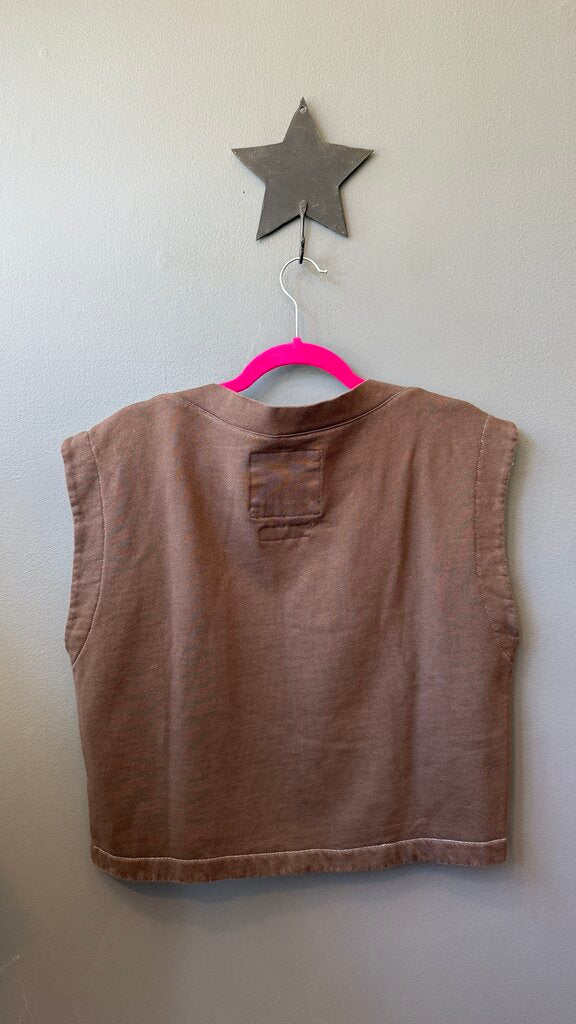 Fleece Terry Muscle Top