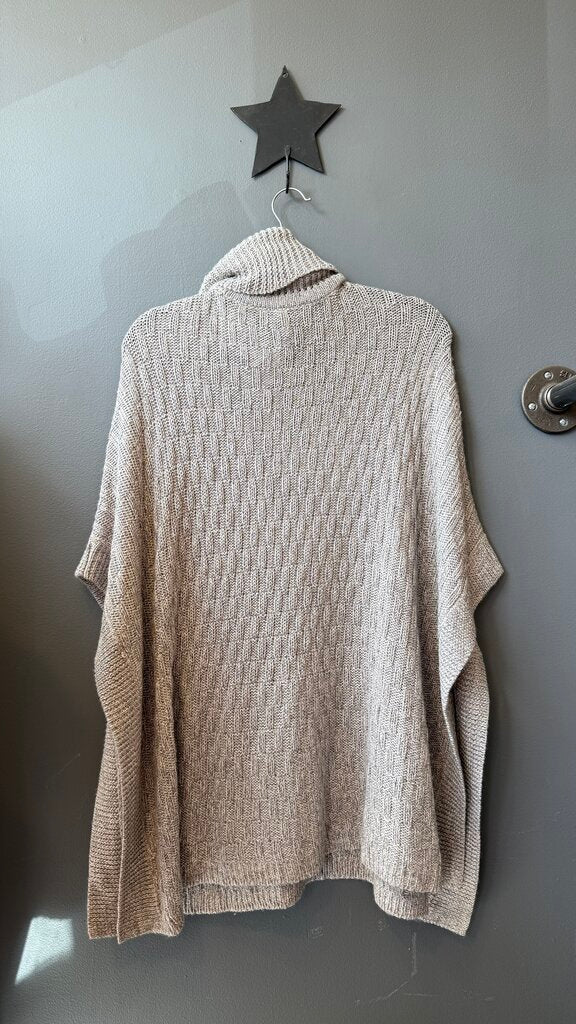 Turtleneck Pocket Poncho
