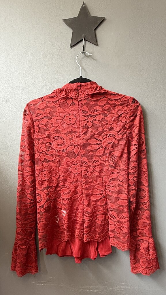 High Neck Lace Blouse