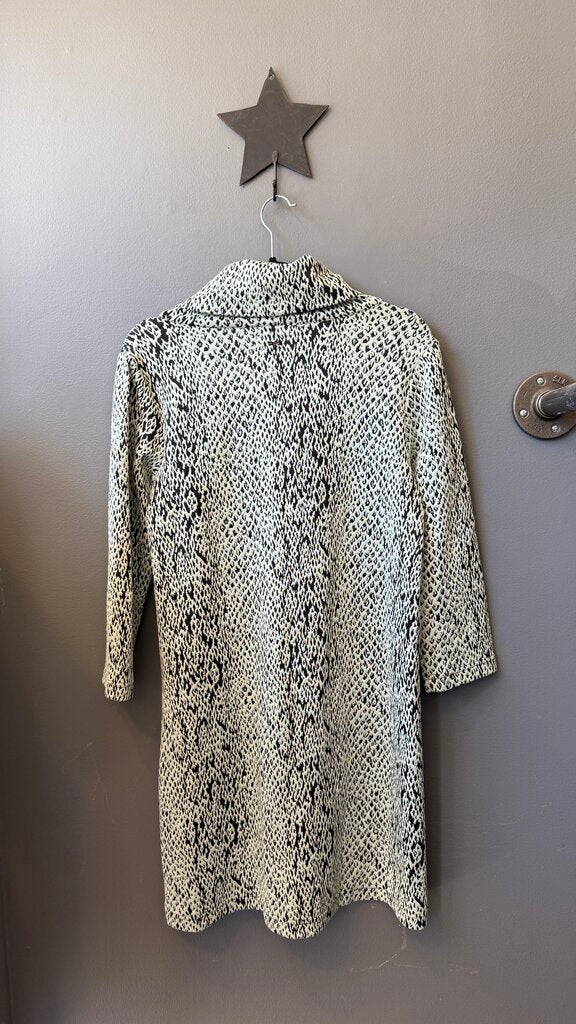 Knit Funnelneck Swing Dress