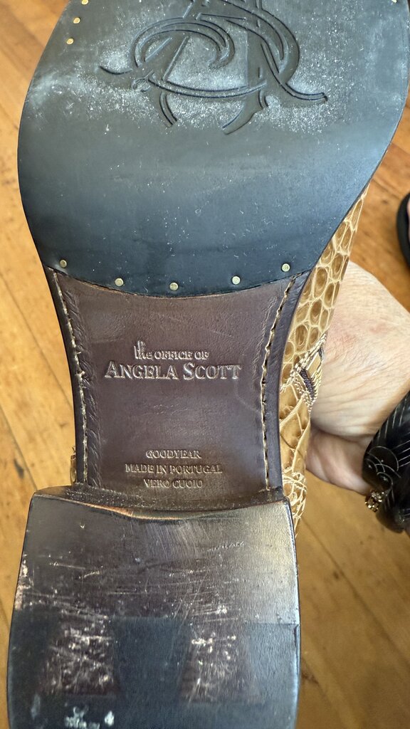 Croc Embossed Booties