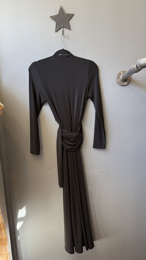 Wrap Top Jersey Maxi Dress