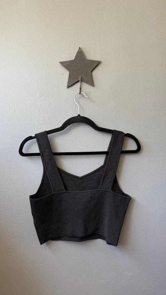 Microrib Crop Tank Top