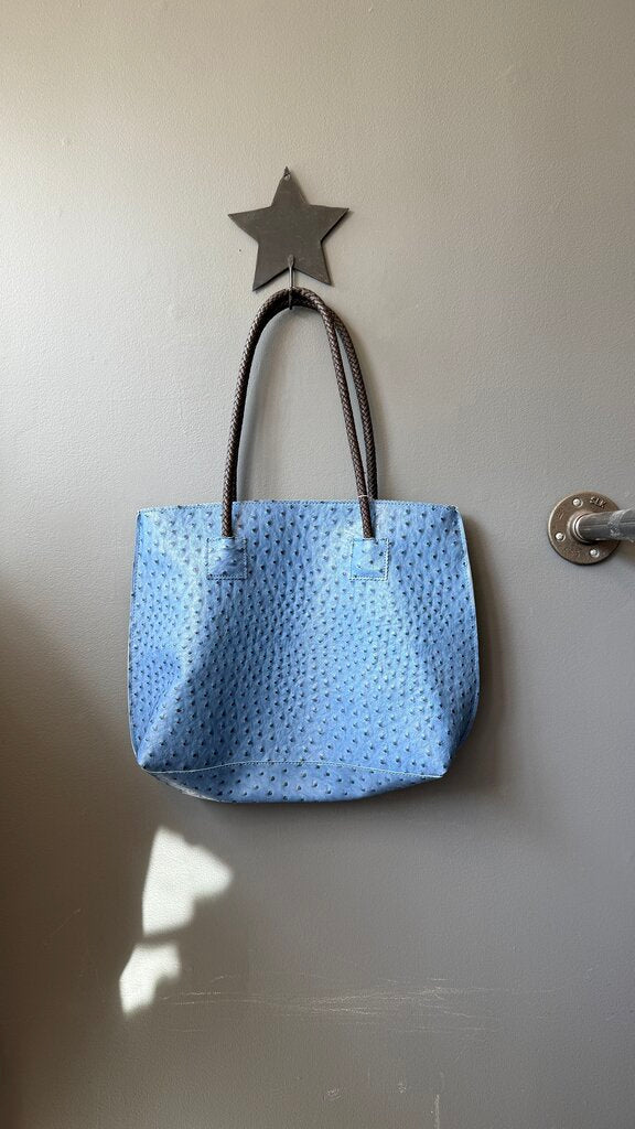 Faux Ostrich Tote Bag