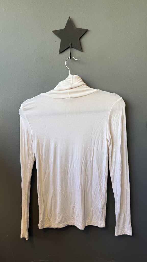 Tissue Ribbed Turtleneck Tee