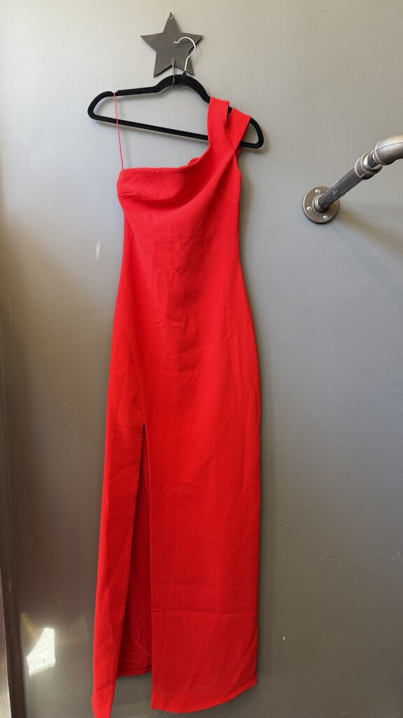 One Shoulder Maxi Gown Dress