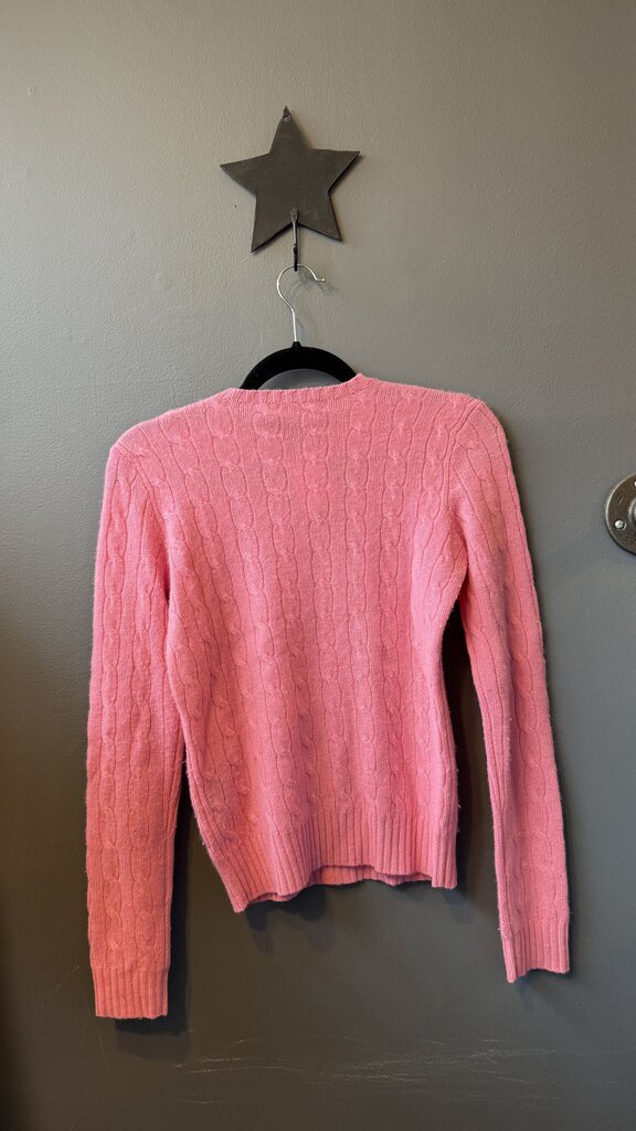 Cableknit Cashmere Crewneck Sweater