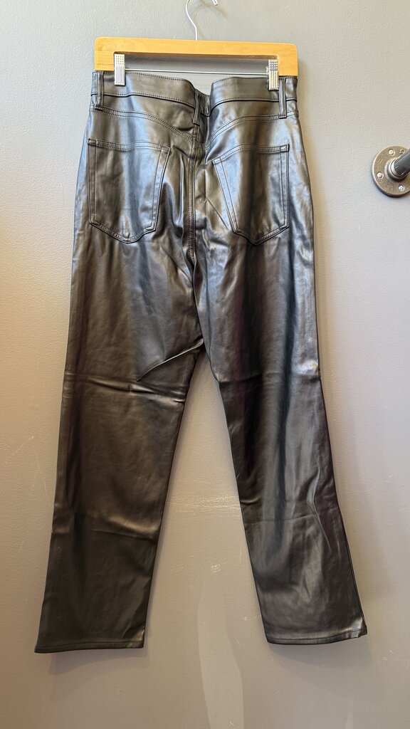 Cheeky Straight Sky High Faux Leather Pants