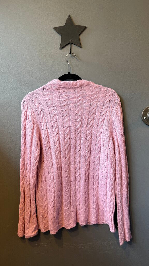 Cableknit Mockneck Sweater