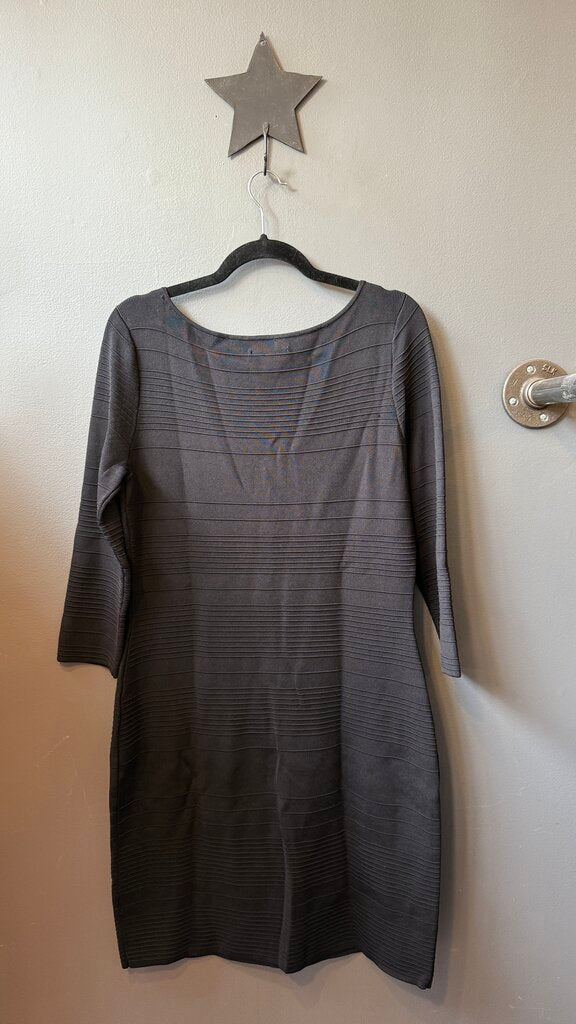 Ribbed Knit Sheath Dress