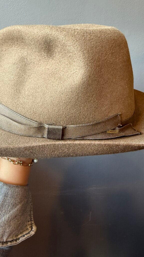 Brushed Felt Fedora Hat
