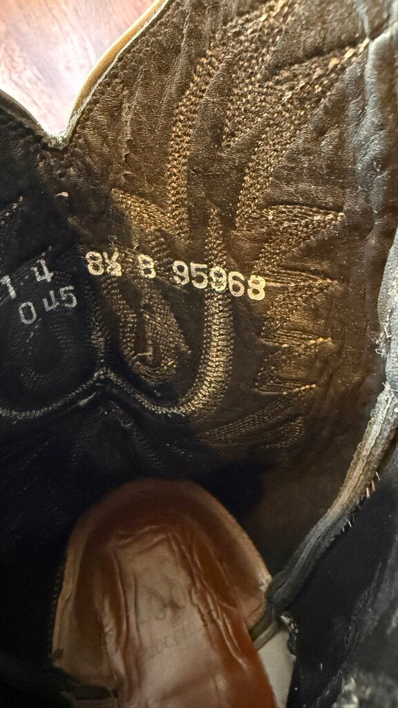 Embroidered Short Cowboy Boots