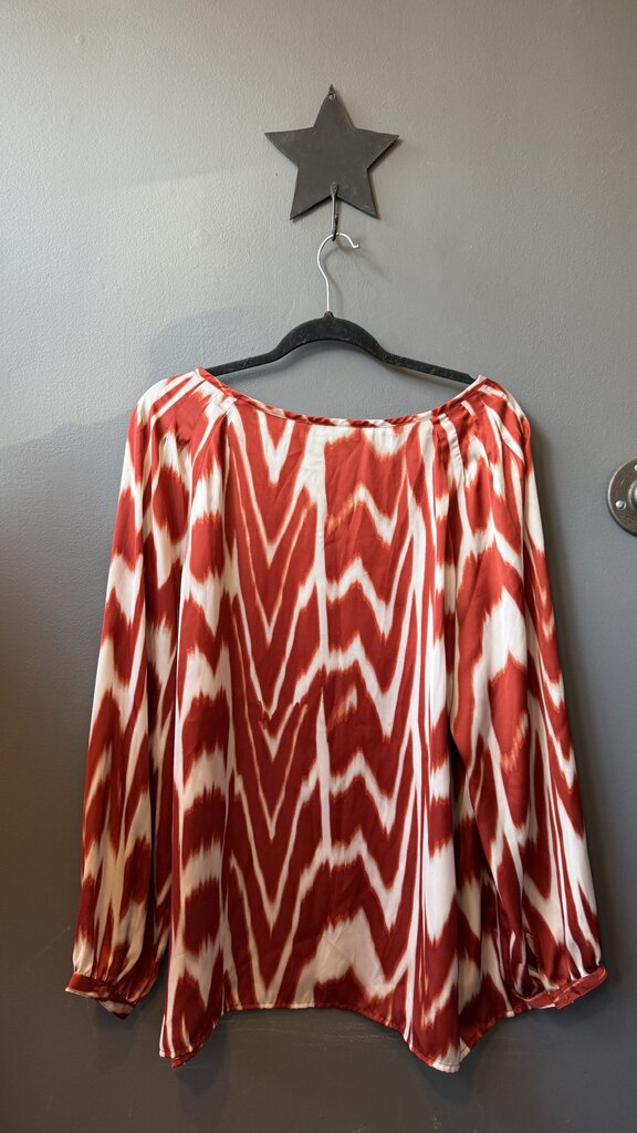 Satin Tie Neck Blouse