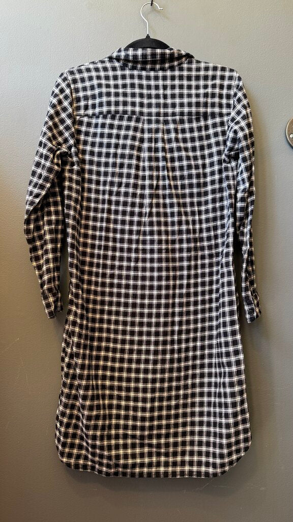 Flannel Popover Dress