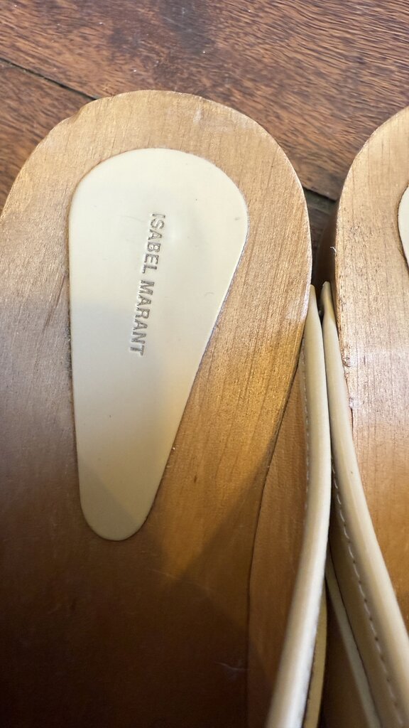 Leather Wooden Clogs