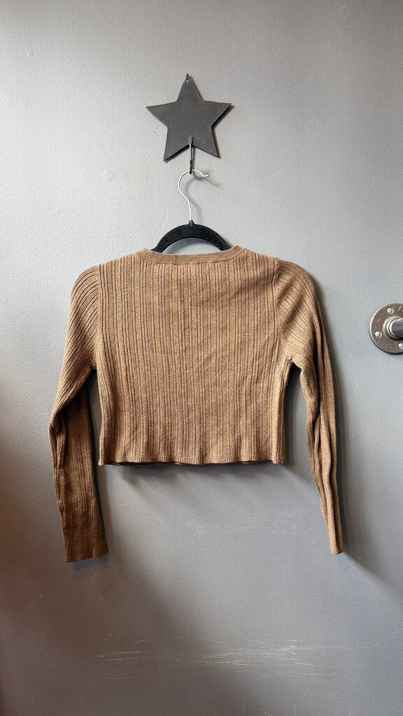 Ribbed Crop Sweater