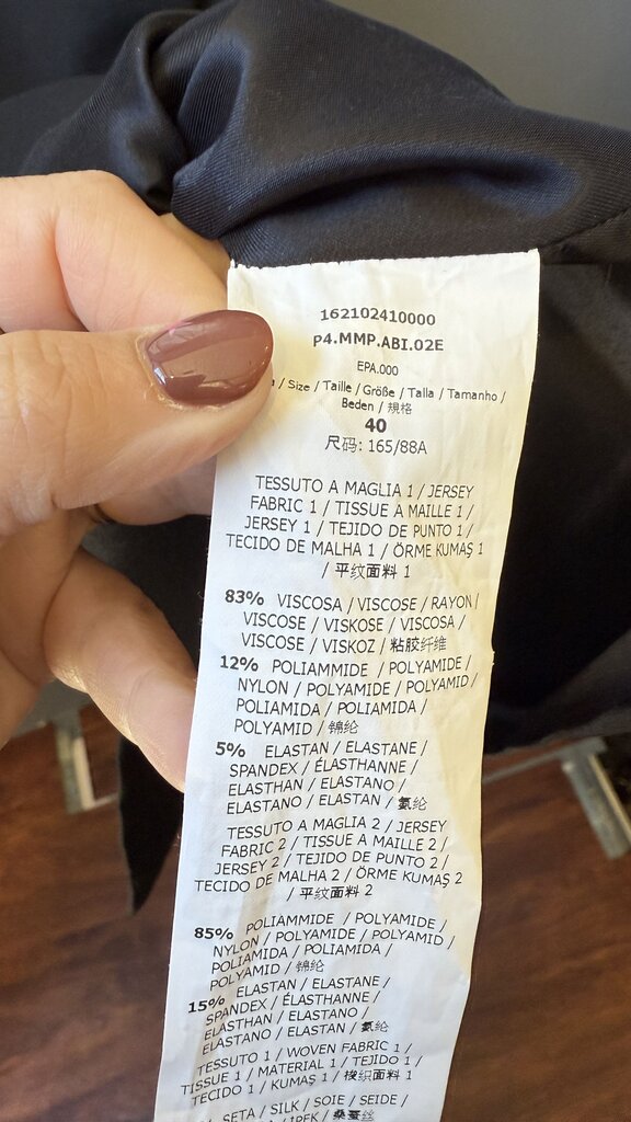 Silk Top Pencil Skirt Dress