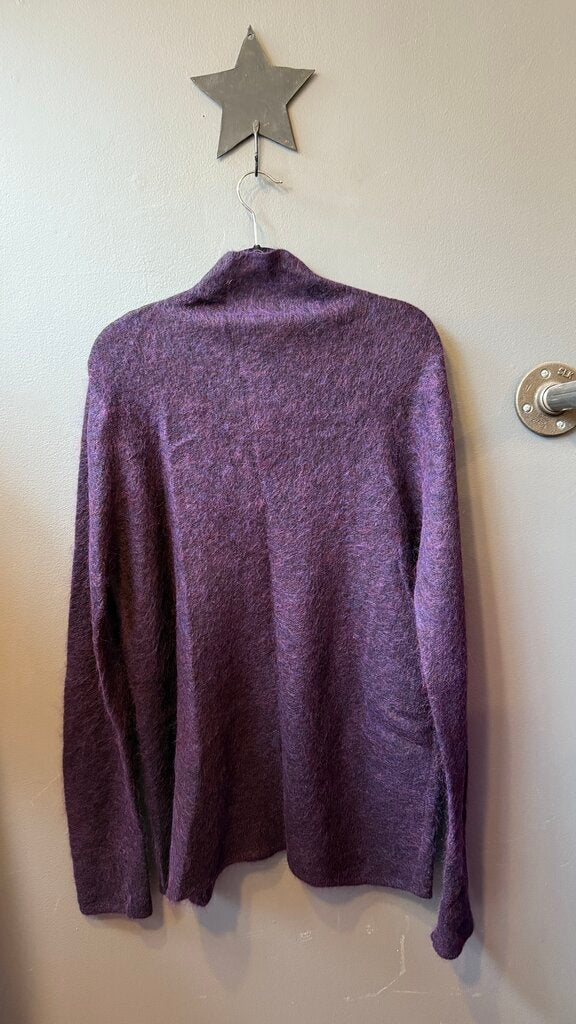 Mohair Blend Oversized Mockneck Sweater
