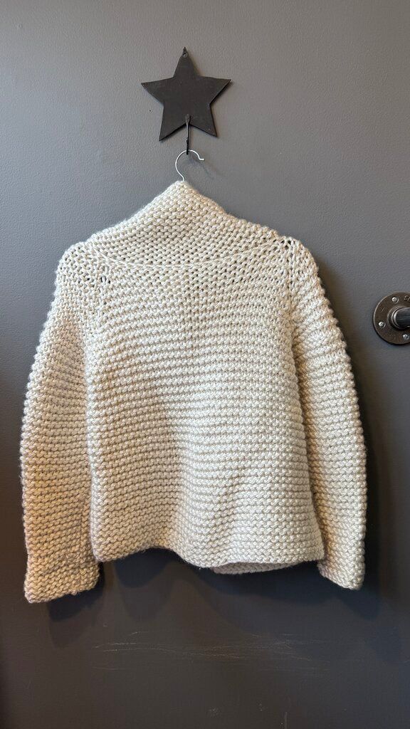 Funnelneck Cardigan Sweater Jacket