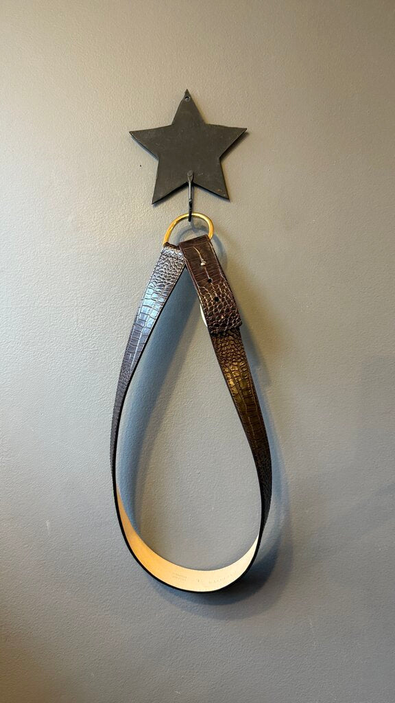 Leather Double Back Waist Belt