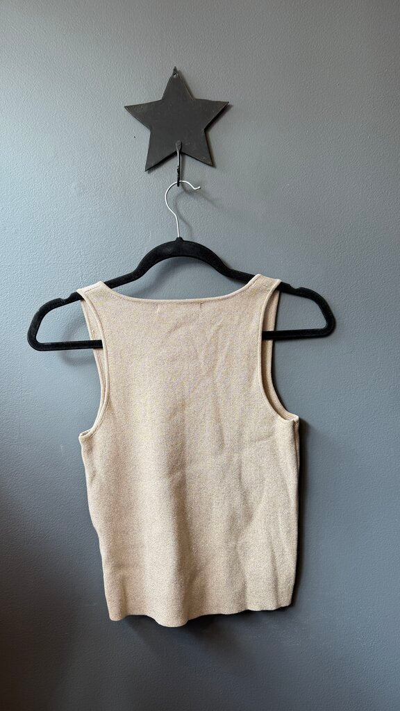 Metallic Knit Tank Top