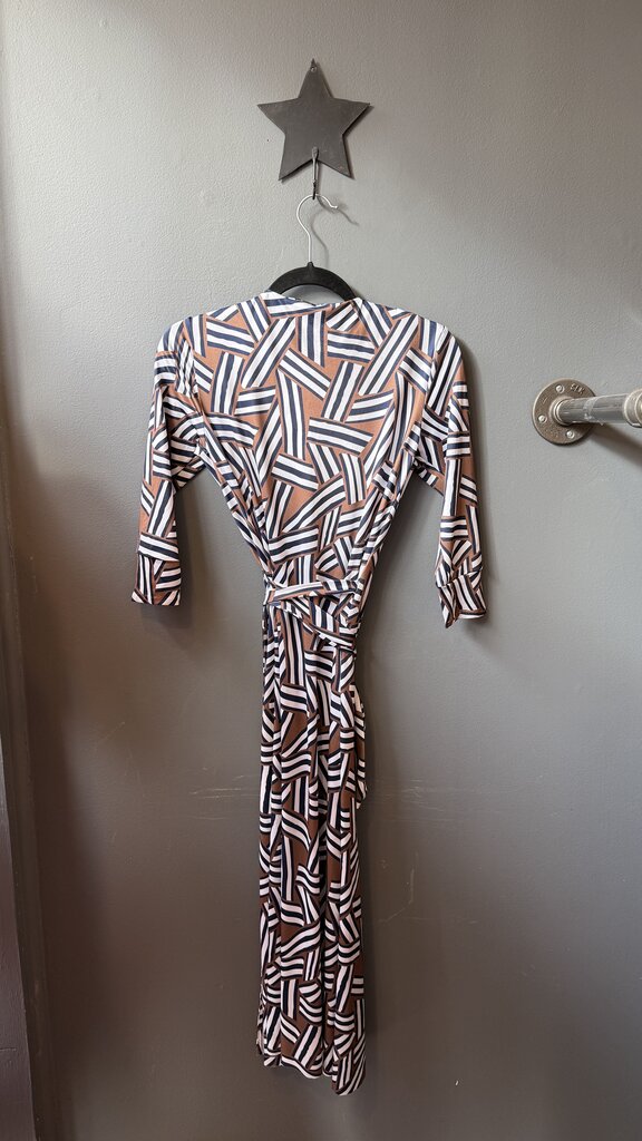 Jersey Wrap Midi Dress