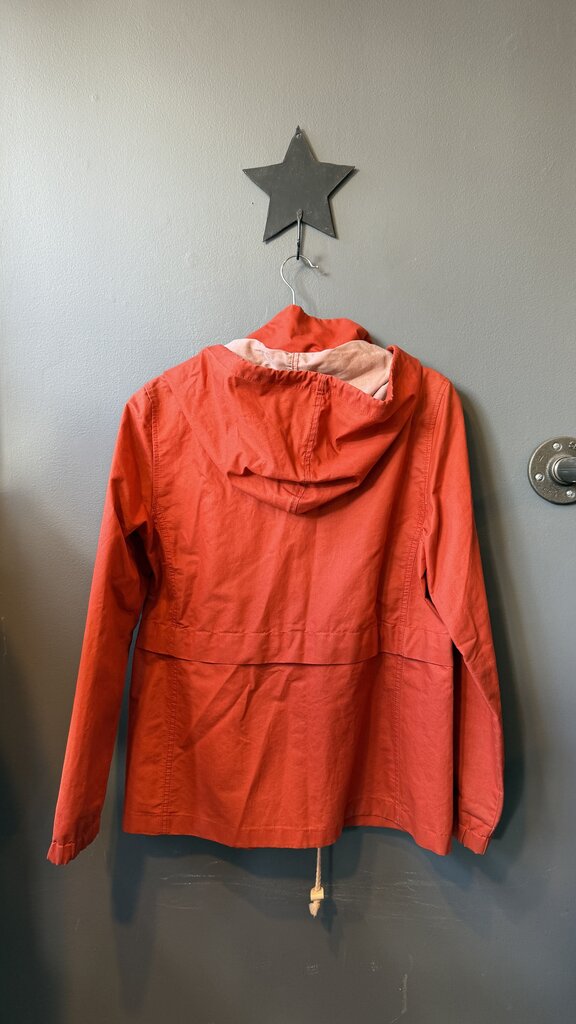 Hooded Canvas Drawstring Jacket