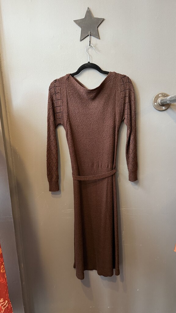 Vintage Knit Midi Dress