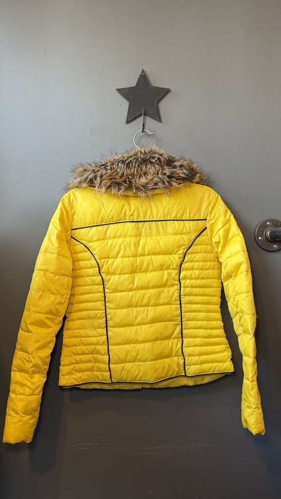 Faux Fur Collar Puffer Jacket