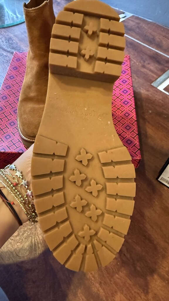 Lug Sole Suede Booties