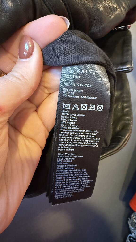 Lamb Leather Moto Jacket