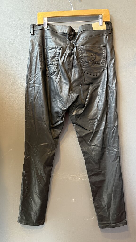 Coated Black Skinny Jeans