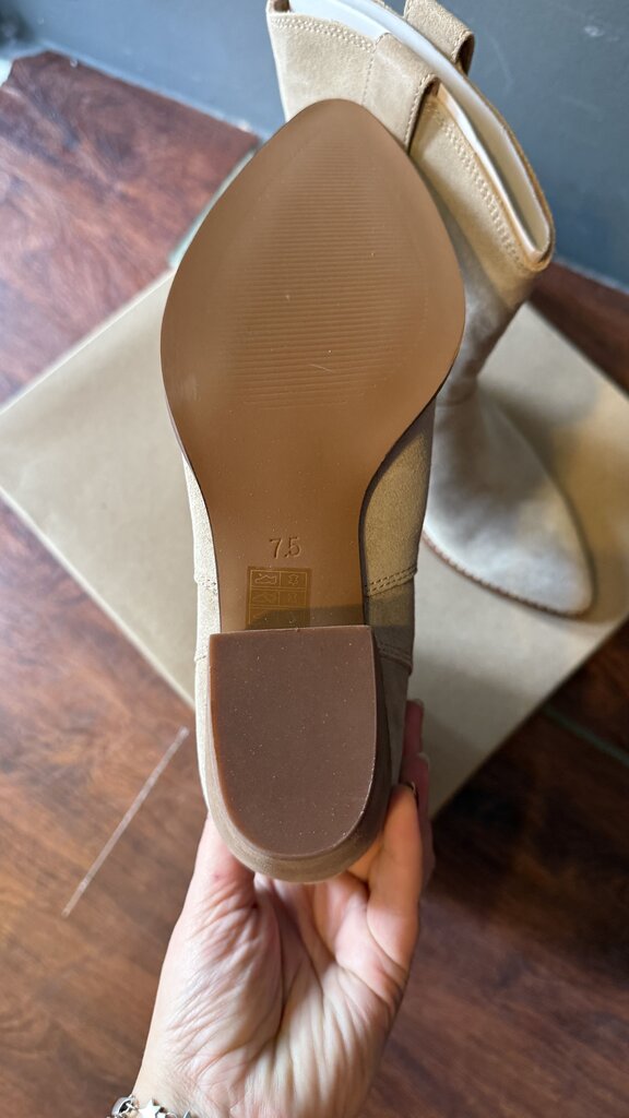 Suede Mid Shaft Boots