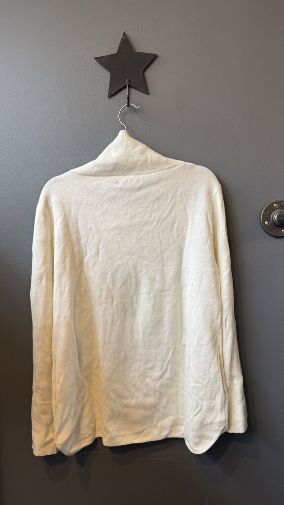 Funnelneck Tunic Cotton Cashmere Sweater