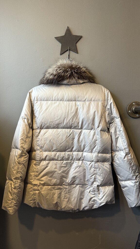 Fur Collar Down Puffer Coat