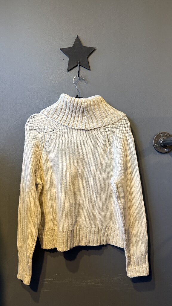 Cableknit Turtleneck Sweater