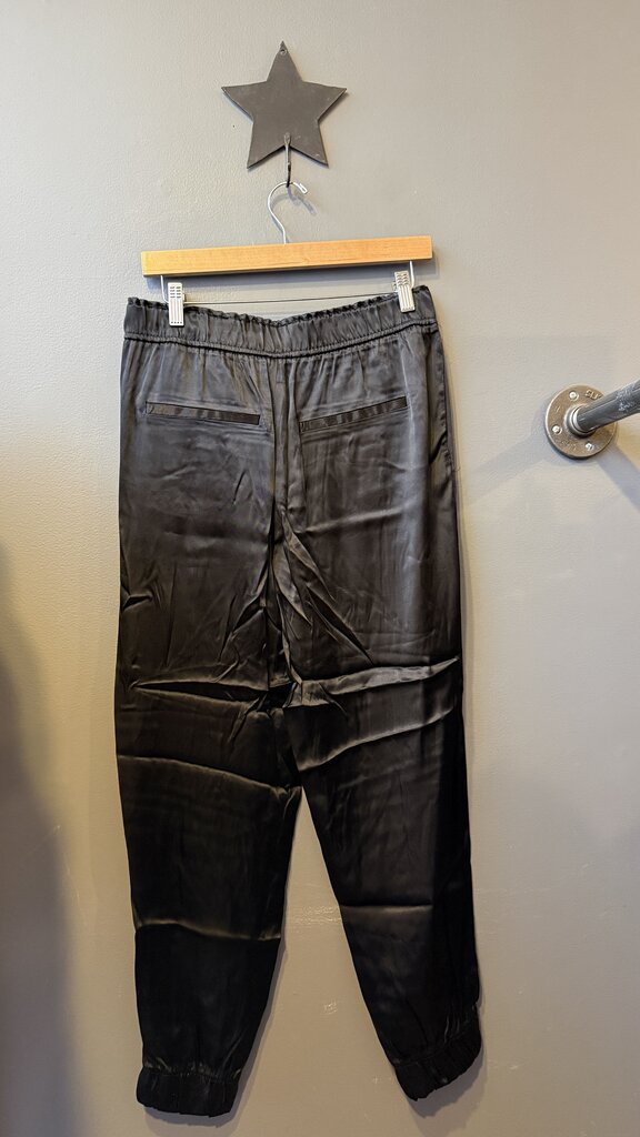 Satin Pull On Jogger Pants