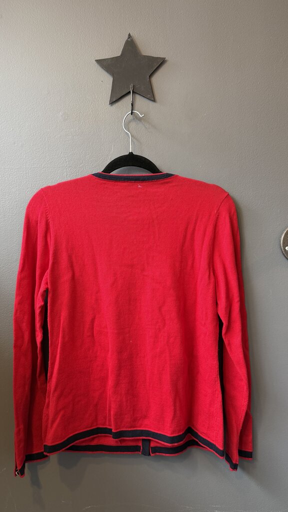 Bow Pearl Button Cardigan Sweater