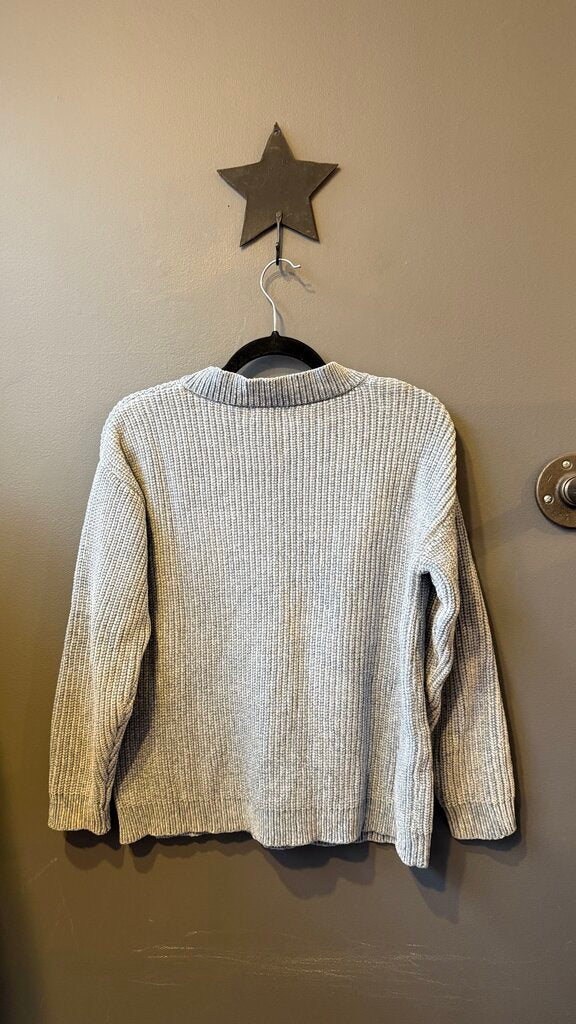 Chenille Vneck Sweater