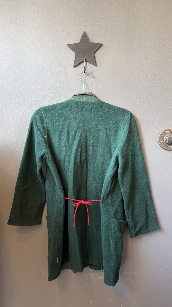 Fleece Open Jacket w/ Ties