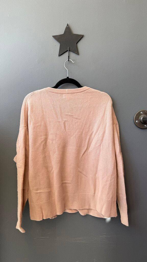 Cashmere Vneck Boxy Sweater