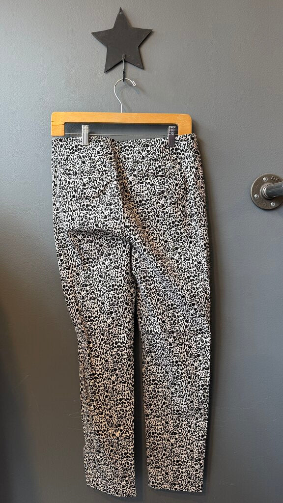 Chatham Slim Ankle Leopard Pants