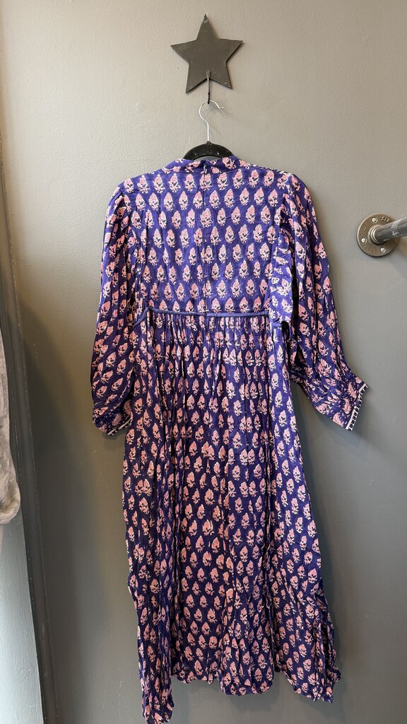 Block Print Midi Dress