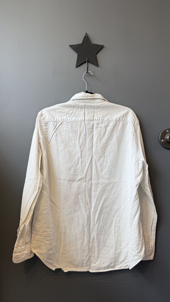 Raw Hem Chambray Eileen Button Up