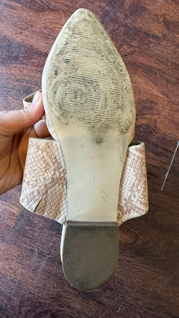 Snake Cutout Mules