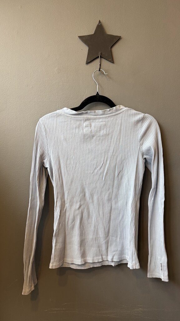 Ribbed Notch Neck TShirt
